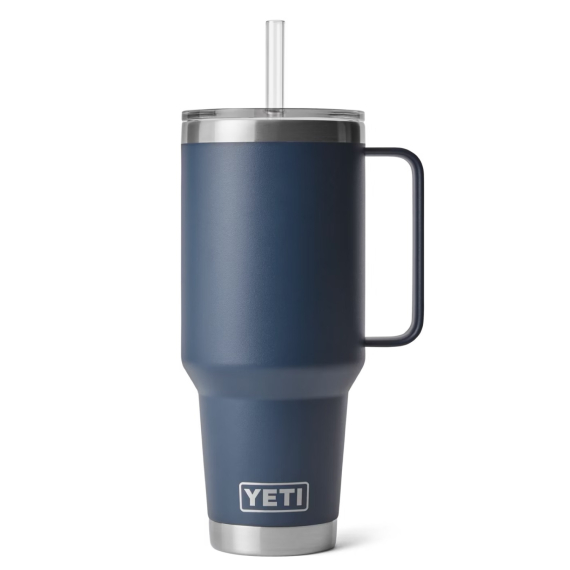 Yeti Rambler 42 Oz Straw Mug - Navy in der Gruppe Outdoor / Campingküchen & Utensilien / Thermosflaschen / Thermobecher bei Sportfiskeprylar.se (70000003358)