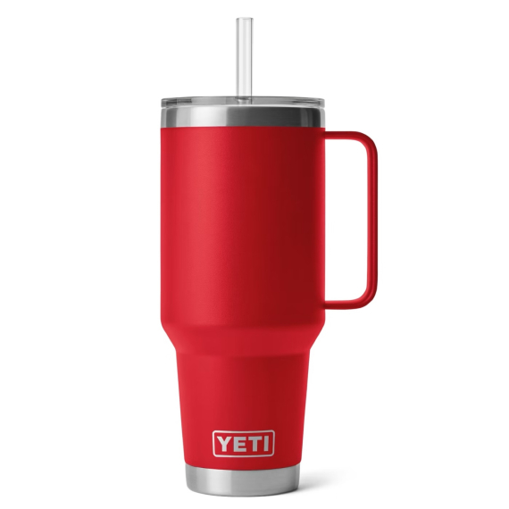 Yeti Rambler 42 Oz Straw Mug - Rescue Red in der Gruppe Outdoor / Campingküchen & Utensilien / Thermosflaschen / Thermobecher bei Sportfiskeprylar.se (70000003363)