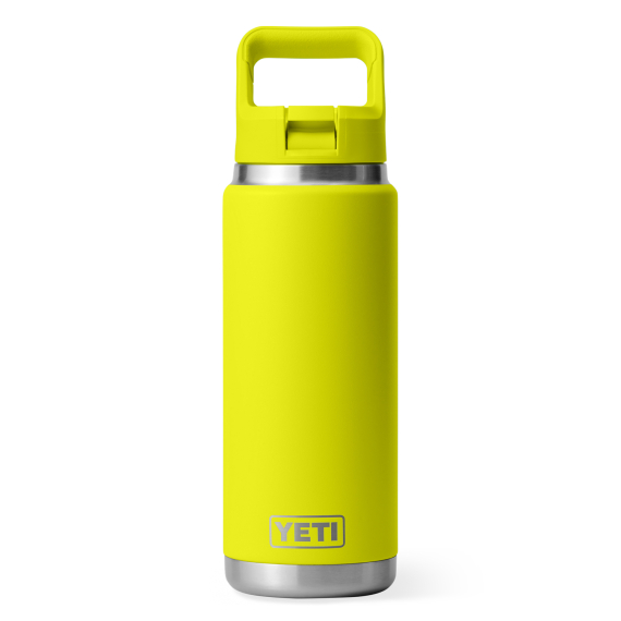 Yeti Rambler 26 Oz Straw Bottle - Firefly Yellow in der Gruppe Outdoor / Campingküchen & Utensilien / Thermosflaschen / Thermobecher bei Sportfiskeprylar.se (70000004045)