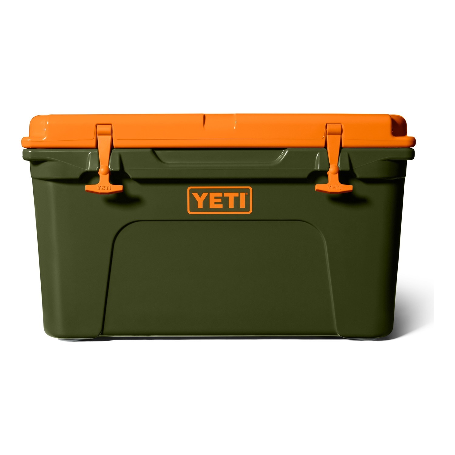 Yeti Tundra 45 - Olive/King Crab Orange in der Gruppe Aufbewahrung / Kühler & Kühltaschen / Kühler bei Sportfiskeprylar.se (70000007197)