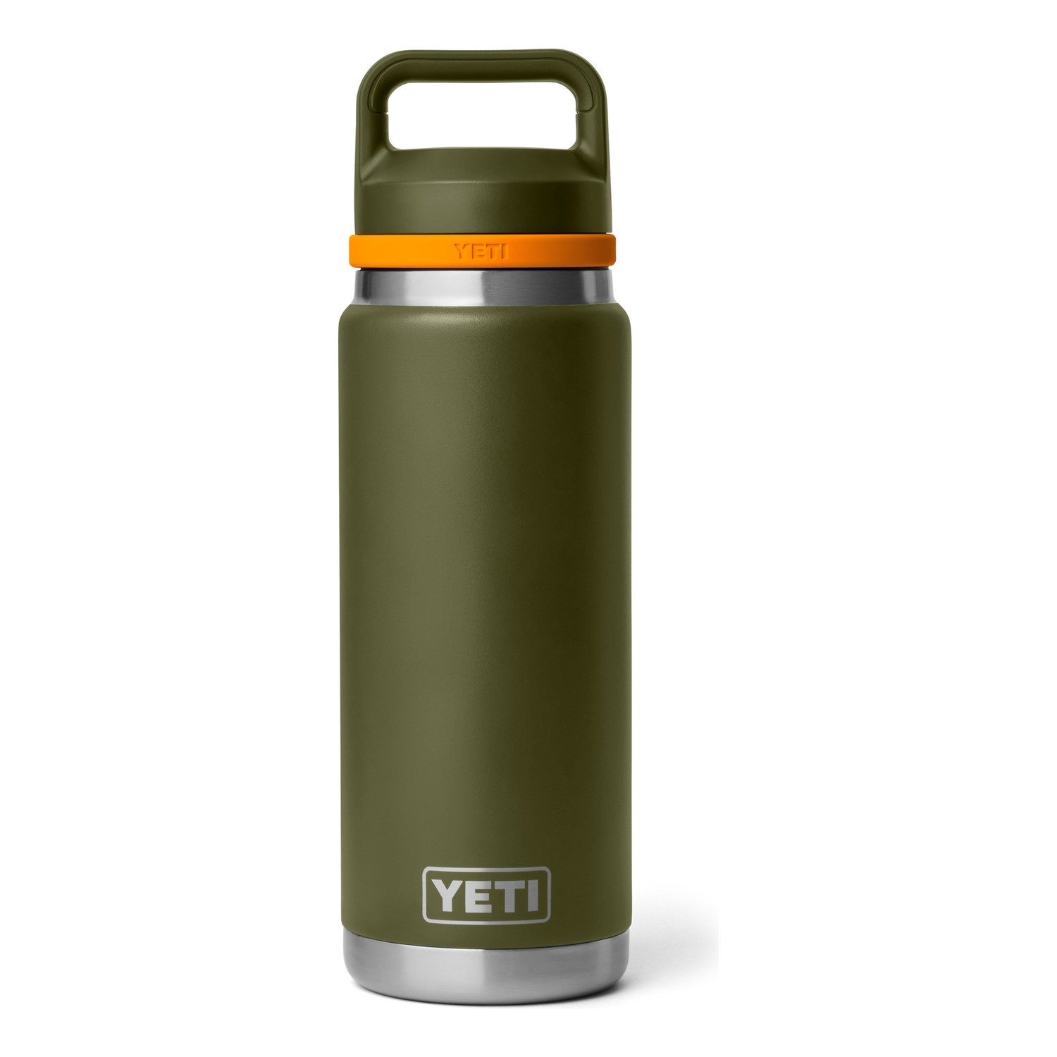 Yeti Rambler 26 Oz C Bottle Chug - Olive/King Crab Orange in der Gruppe Outdoor / Campingküchen & Utensilien / Thermosflaschen / Thermosflasche bei Sportfiskeprylar.se (70000007246)