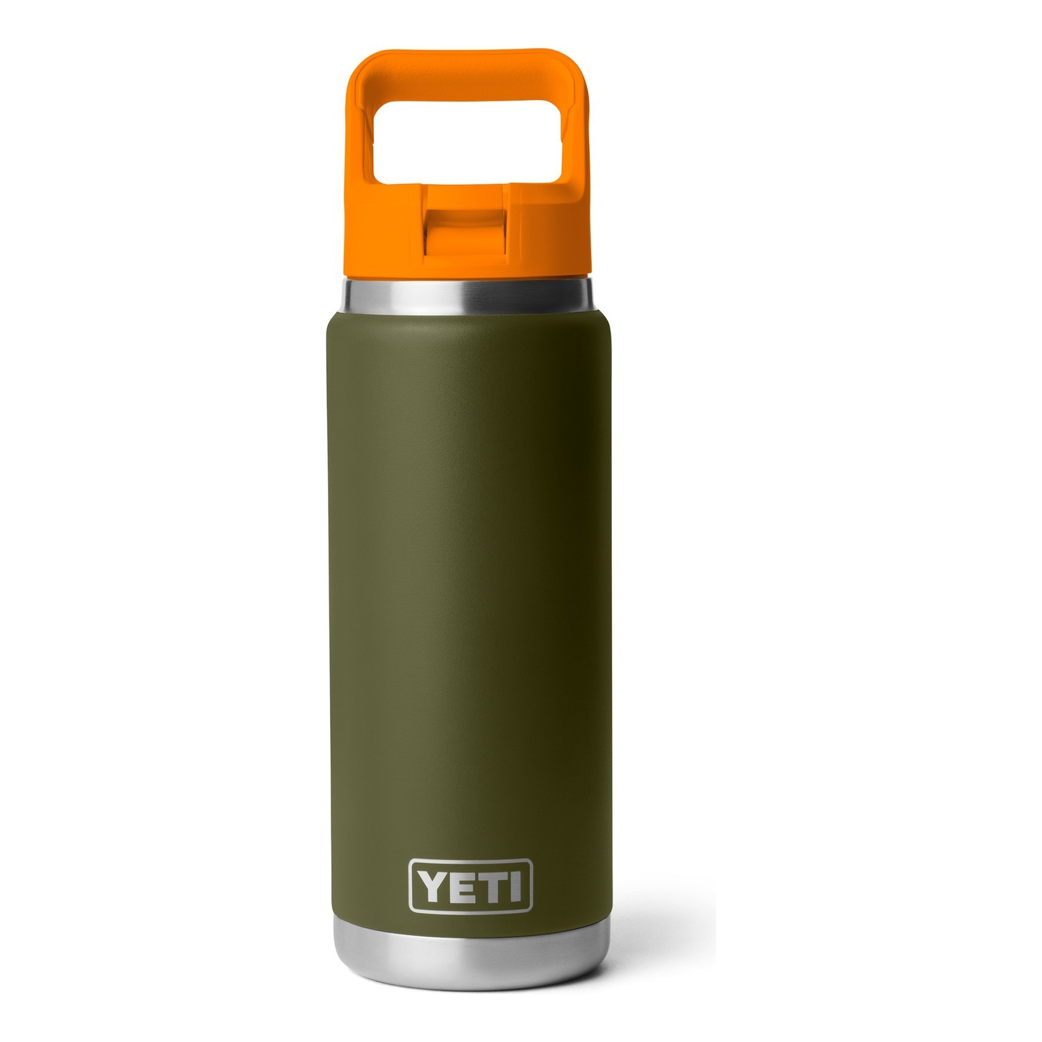 Yeti Rambler 26 Oz C Straw Bottle - Olive/King Crab Orange in der Gruppe Outdoor / Campingküchen & Utensilien / Thermosflaschen / Thermosflasche bei Sportfiskeprylar.se (70000007323)