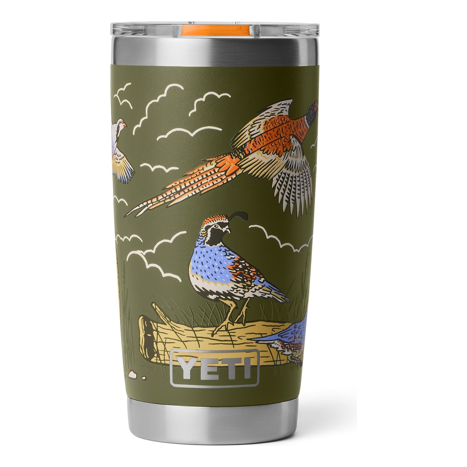 Yeti Rambler 20 Oz Tumbler Ms - Upland Bird Olive in der Gruppe Outdoor / Campingküchen & Utensilien / Thermosflaschen / Thermobecher bei Sportfiskeprylar.se (70000008270)