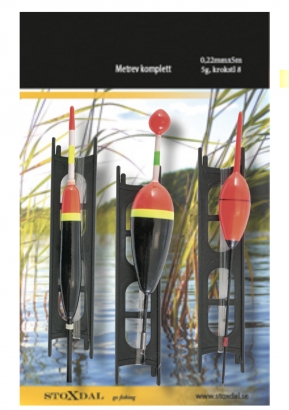 Komplett metrev 0,22mm/5g/Hooksize 8 in der Gruppe Haken & Zubehör / Posenangel Set / Fertig Gebundene Pole Rigs bei Sportfiskeprylar.se (7051)