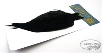 Whiting High & Dry Hackle Cape - Black in der Gruppe Haken & Zubehör / Fliegenbinden / Fliegenbindematerial / Feder & Bälge / Hackle bei Sportfiskeprylar.se (71801008)