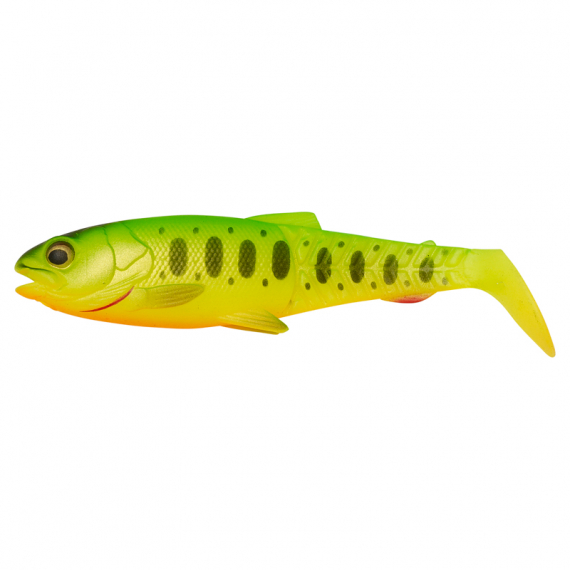 Savage Gear Craft Cannibal Paddletail 8.5cm, 7g (bulk) - Firetiger in der Gruppe Köder / Gummiköder / Barsch Gummifische & Zander Gummifische bei Sportfiskeprylar.se (71809)