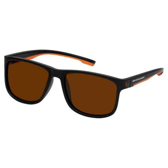 Savage Gear Savage1 Polarized Sunglasses - Brown in der Gruppe Kleidung & Schuhe / Sonnenbrillen / Polarisierte Sonnenbrillen bei Sportfiskeprylar.se (72246)