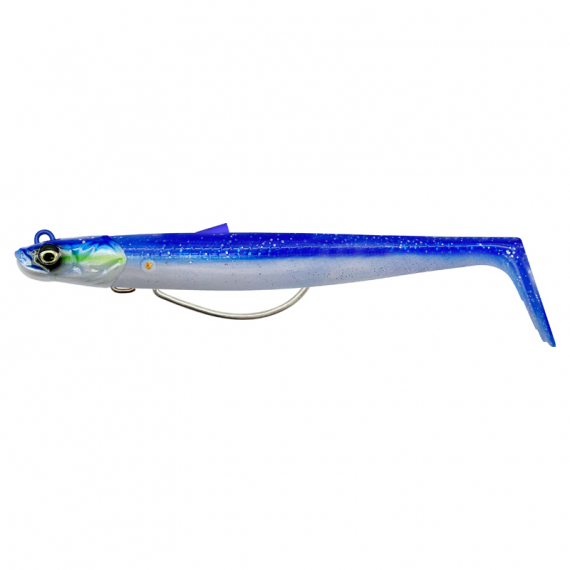 Savage Gear Sandeel V2 Weedless 11.5cm 22g Sinking 2+1 - Blue Pearl Silver in der Gruppe Köder / Gummiköder / Barsch Gummifische & Zander Gummifische bei Sportfiskeprylar.se (72515)