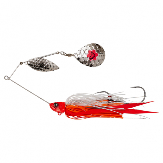 Savage Gear Da\'Bush Spinnerbait 18cm 42g Sinking - Red Head Silver in der Gruppe Köder / Spinnerbait bei Sportfiskeprylar.se (72619)