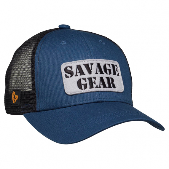 Savage Gear Logo Badge Cap, Teal Blue in der Gruppe Kleidung & Schuhe / Kappen & Kopfbedeckungen / Caps / Trucker-Kappen bei Sportfiskeprylar.se (73712)