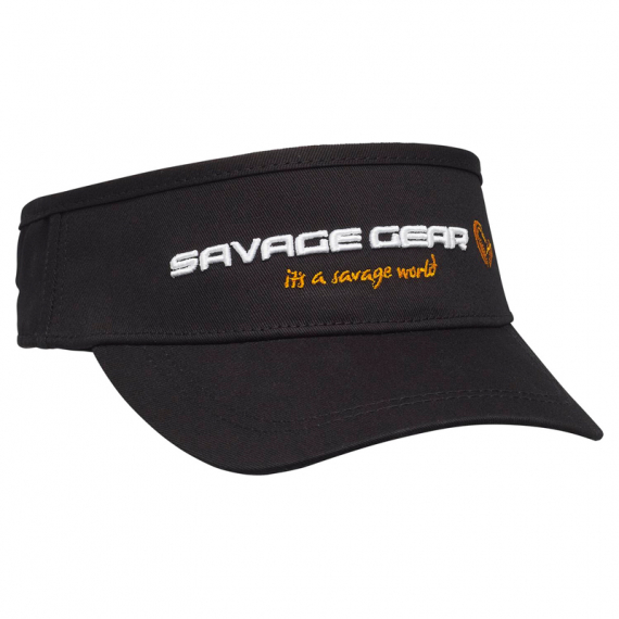 Savage Gear Sun Visor, Black Ink in der Gruppe Kleidung & Schuhe / Kappen & Kopfbedeckungen / Caps / Visierkappen bei Sportfiskeprylar.se (73717)
