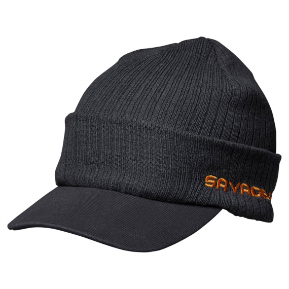 Savage Gear Peak Beanie, Rock Grey in der Gruppe Kleidung & Schuhe / Kappen & Kopfbedeckungen / Mützen bei Sportfiskeprylar.se (73743)