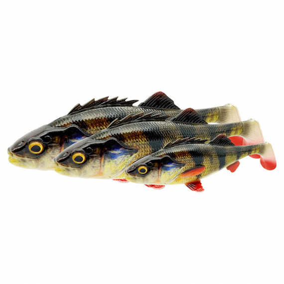 Savage Gear 4D Perch Shad (Bulk) in der Gruppe Köder / Gummiköder / Hecht Gummifische bei Sportfiskeprylar.se (73956r)