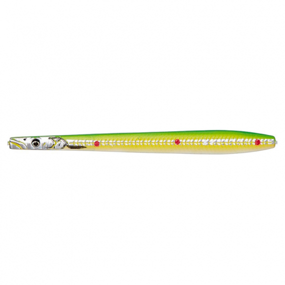 Savage Gear Line Thru Sandeel Nail 10cm 16g - Fluo Green in der Gruppe Köder / Meerforellenköder & Küstenwobbler / Küstenwobbler bei Sportfiskeprylar.se (74169)