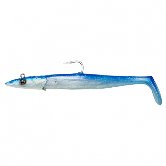 Savage Gear Sandeel V2 23.5cm 175g - Blue Pearl Silver 2+1 in der Gruppe Köder / Gummiköder / Hecht Gummifische bei Sportfiskeprylar.se (74195)