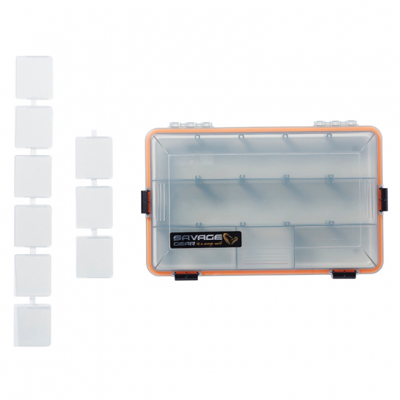 Savage Gear WP Lurebox 4B Smoke 27.5x18x5cm in der Gruppe Verwahrung / Boxen & Dosen / Köderboxen bei Sportfiskeprylar.se (74224)
