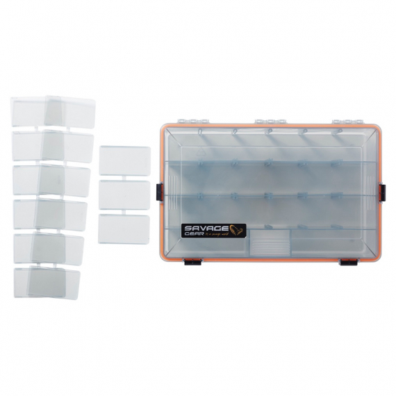 Savage Gear WP Lurebox 6B Smoke 35.5x23x9.2cm in der Gruppe Verwahrung / Boxen & Dosen / Köderboxen bei Sportfiskeprylar.se (74226)