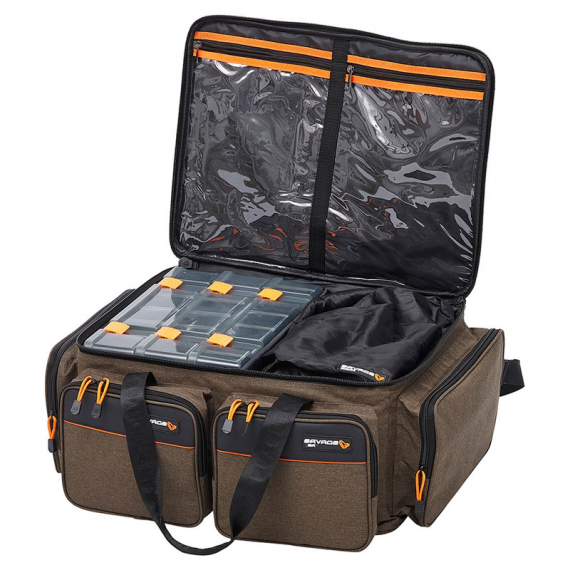 Savage Gear System Box Bag XL 3 Boxes 25x67x46cm 59L in der Gruppe Verwahrung / Angeltaschen / Ködertaschen & Angelkoffer bei Sportfiskeprylar.se (74244)