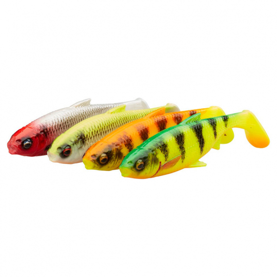 Savage Gear 3D River Roach (4-pack) 14cm 28g - Dark Water Mix in der Gruppe Köder / Köder Sets bei Sportfiskeprylar.se (74311)