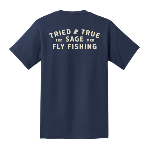 Sage Tried and True Pocket T-shirt Navy in der Gruppe Kleidung & Schuhe / Kleidung / T-shirts bei Sportfiskeprylar.se (7472-02r)