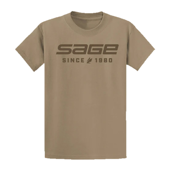 Sage Since 1980 T-shirt Sand in der Gruppe Kleidung & Schuhe / Kleidung / T-shirts bei Sportfiskeprylar.se (7474-02r)