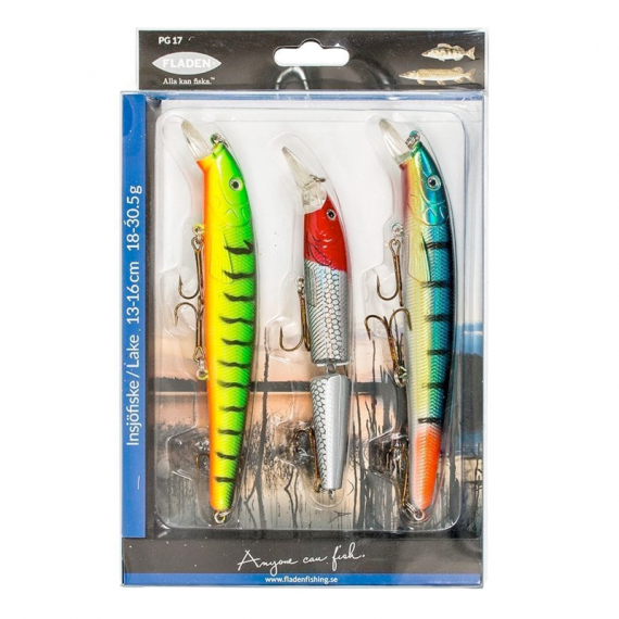 Fladen Pike-Zander Wobbler 3pcs in der Gruppe Köder / Köder Sets bei Sportfiskeprylar.se (7510)