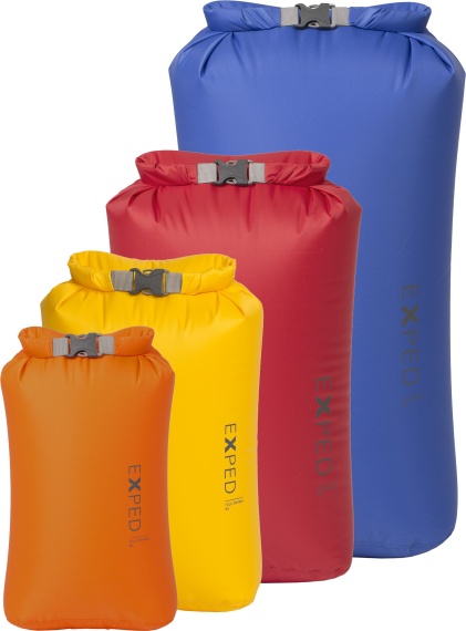 Exped Fold Drybag 4-Pack XS-L in der Gruppe Verwahrung / Wasserdichte Taschen bei Sportfiskeprylar.se (7640171994147EANr)