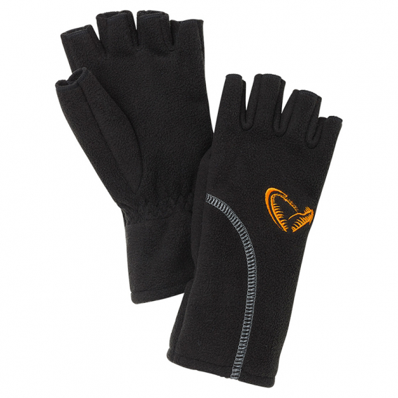 Savage Gear Wind Pro Half Finger, Black in der Gruppe Kleidung & Schuhe / Kleidung / Handschuhe bei Sportfiskeprylar.se (76471r)