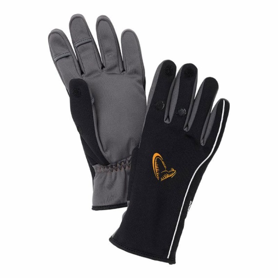 Savage Gear Softshell Winter Glove Black in der Gruppe Kleidung & Schuhe / Kleidung / Handschuhe bei Sportfiskeprylar.se (76605r)
