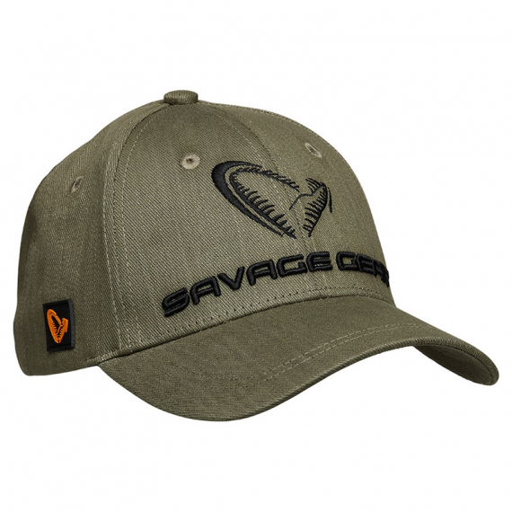 Savage Gear Catch Cap Onesize Olive Green Melange in der Gruppe Kleidung & Schuhe / Kappen & Kopfbedeckungen / Caps / Dad Caps bei Sportfiskeprylar.se (76691)