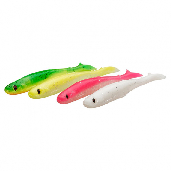 Savage Gear Slender Scoop Shad (4-pack) in der Gruppe Angelmethoden bei Sportfiskeprylar.se (76749r)