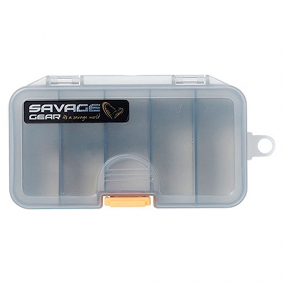 Savage Gear Lurebox 1A Smoke 13.8x7.7x3.1cm in der Gruppe Verwahrung / Boxen & Dosen / Köderboxen bei Sportfiskeprylar.se (76767)
