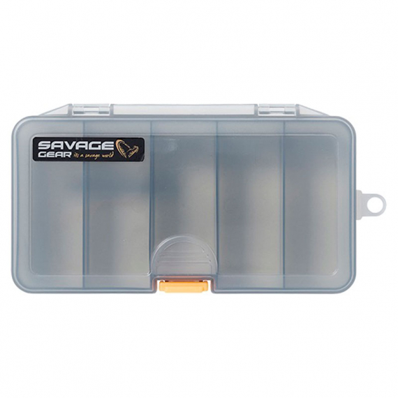 Savage Gear Lurebox 3A Smoke 18.6x10.3x3.4cm in der Gruppe Verwahrung / Boxen & Dosen / Köderboxen bei Sportfiskeprylar.se (76771)