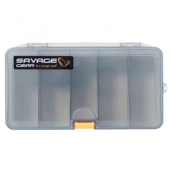 Savage Gear Lurebox 4A Smoke 21.4x11.8x4.5cm in der Gruppe Verwahrung / Boxen & Dosen / Köderboxen bei Sportfiskeprylar.se (76773)