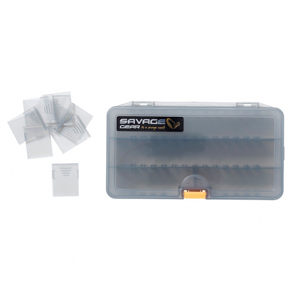 Savage Gear Lurebox 4B Smoke 21.4x11.8x4.5cm in der Gruppe Verwahrung / Boxen & Dosen / Köderboxen bei Sportfiskeprylar.se (76774)