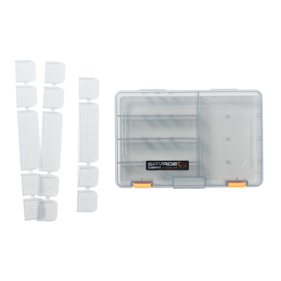 Savage Gear Lurebox 5D Smoke 27,5x18x4,5cm in der Gruppe Verwahrung / Boxen & Dosen / Köderboxen bei Sportfiskeprylar.se (76777)
