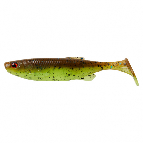 Savage Gear Fat Minnow T-Tail 10,5cm, 11g (5pcs) Chartreuse Pumpkin in der Gruppe Köder / Gummiköder / Barsch Gummifische & Zander Gummifische bei Sportfiskeprylar.se (76998)