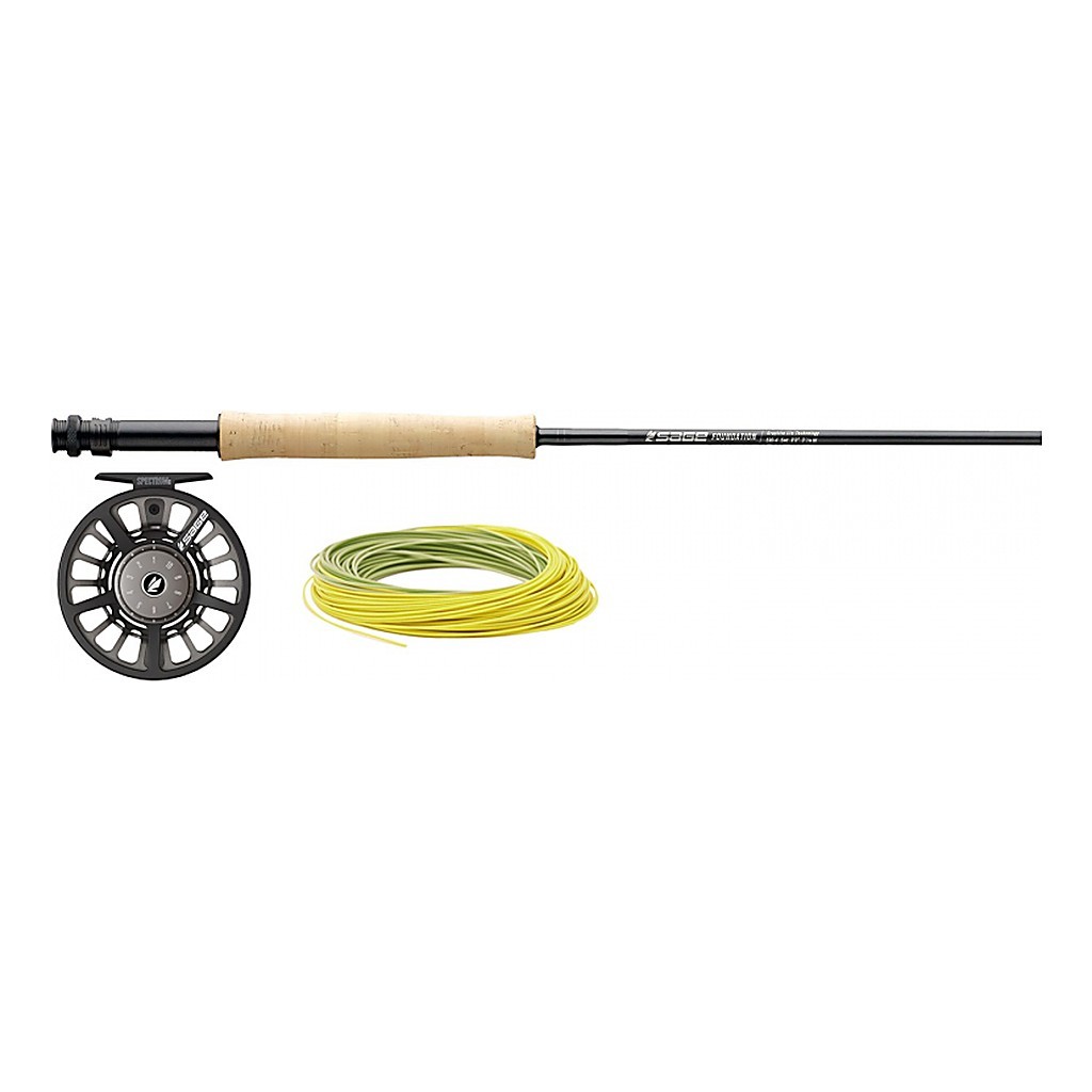 Sage Foundation Outfit 9\'0\'\' 4 pcs in der Gruppe Angelsets / Fliegenfischen Sets / Einhändige Fliegenfischer-Sets bei Sportfiskeprylar.se (7904FDOUTr)