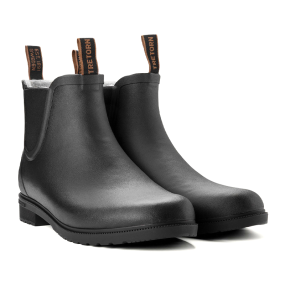 Tretorn Chelsea Classic Insulated M\'s, Black in der Gruppe Kleidung & Schuhe / Schuhe & Stiefel / Stiefel / Gummistiefel bei Sportfiskeprylar.se (80095505941r)