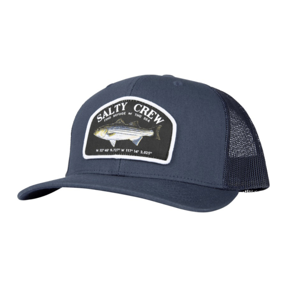 Salty Crew Striper Retro Trucker Navy in der Gruppe Kleidung & Schuhe / Kappen & Kopfbedeckungen / Caps bei Sportfiskeprylar.se (804046346661)