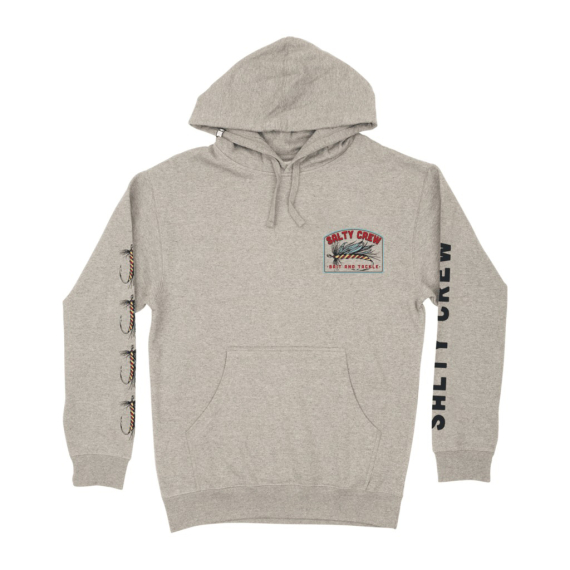 Salty Crew Fly Drop Fleece Grey Heather in der Gruppe Kleidung & Schuhe / Kleidung / Pullover / Hoodies bei Sportfiskeprylar.se (804046356639r)