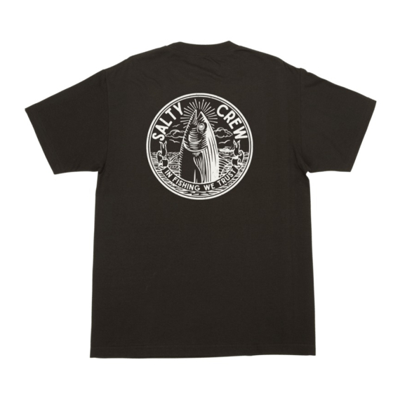 Salty Crew In Fishing We Trust S/S Tee Black in der Gruppe Kleidung & Schuhe / Kleidung / T-shirts bei Sportfiskeprylar.se (804046400066r)