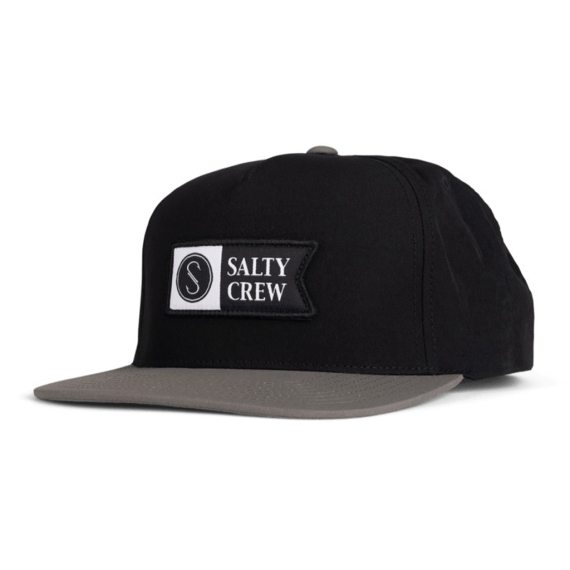 Salty Crew Alpha Tech 5 Panel Black/Coffee in der Gruppe Kleidung & Schuhe / Kappen & Kopfbedeckungen / Caps bei Sportfiskeprylar.se (804046448839)