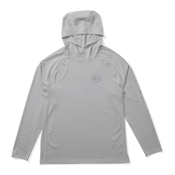 Salty Crew Apex Perforated Hood Gray in der Gruppe Kleidung & Schuhe / UV-Bekleidung bei Sportfiskeprylar.se (804046516095r)
