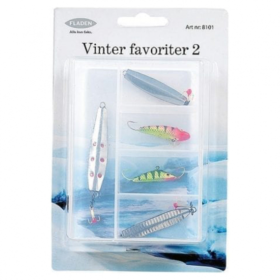 Fladen Betesortiment Vinter 2 - Balanspirkar Vertikalpirkar in der Gruppe Köder / Eisfischen Köder / Vertical Ice Jigs bei Sportfiskeprylar.se (8101)