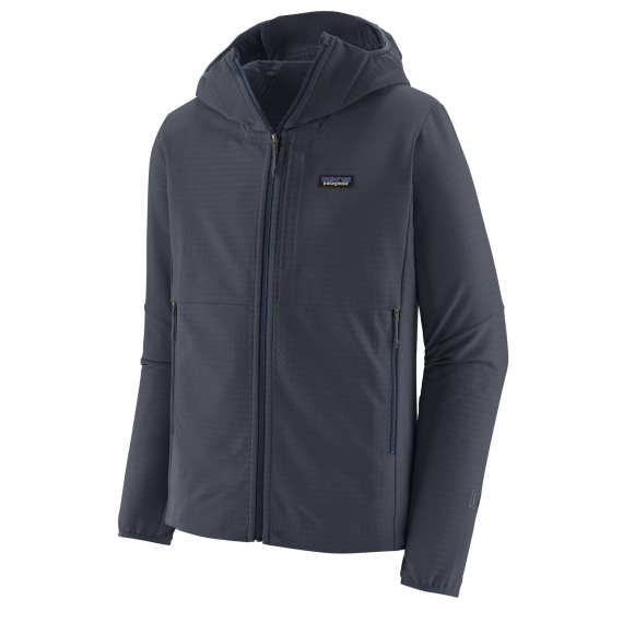 Patagonia M\'s R1 TechFace Hoody Smolder Blue in der Gruppe Kleidung & Schuhe / Kleidung / Jacken / Shell-Jacken bei Sportfiskeprylar.se (83578-SMDB-Lr)
