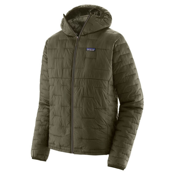 Patagonia M\'s Micro Puff Hoody Pine Needle Green in der Gruppe Kleidung & Schuhe / Kleidung / Jacken / Daunen & Synthetikfutterjacken bei Sportfiskeprylar.se (84031-PNGR-Sr)
