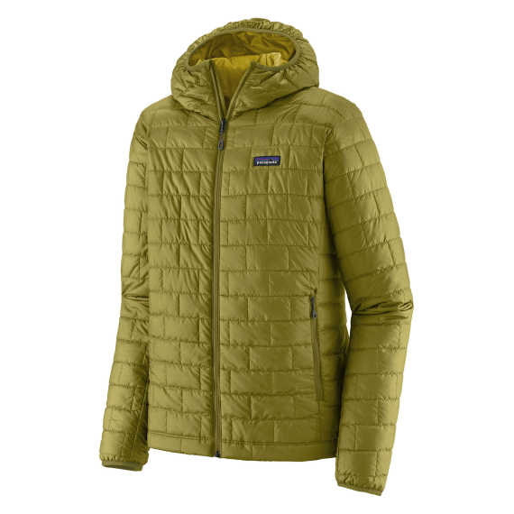 Patagonia M\'s Nano Puff Hoody Graze Green in der Gruppe Kleidung & Schuhe / Kleidung / Jacken / Daunen & Synthetikfutterjacken bei Sportfiskeprylar.se (84222-GRZG-Sr)