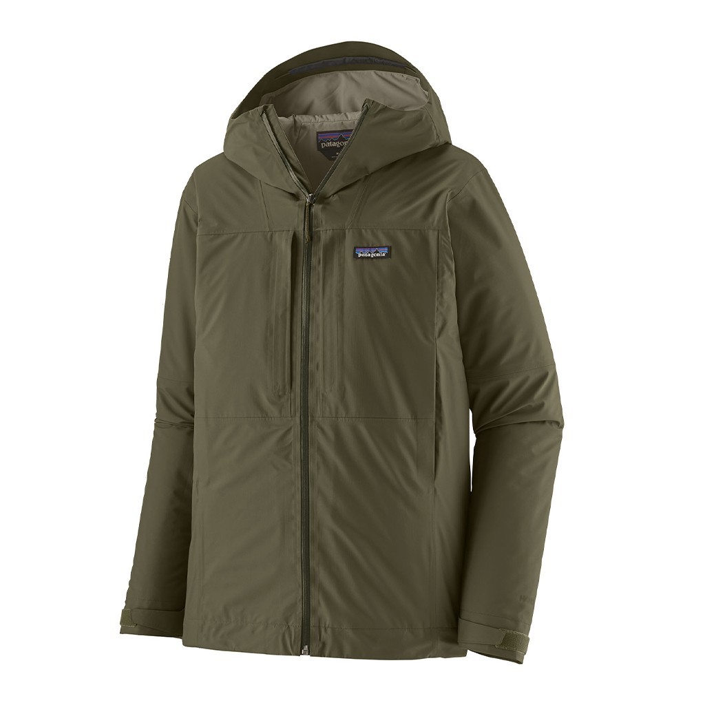 Patagonia M\'s Insulated Boulder Fork Rain Jacket BSNG in der Gruppe Kleidung & Schuhe / Kleidung / Jacken / Regenmäntel bei Sportfiskeprylar.se (85220-BSNG-XXLr)