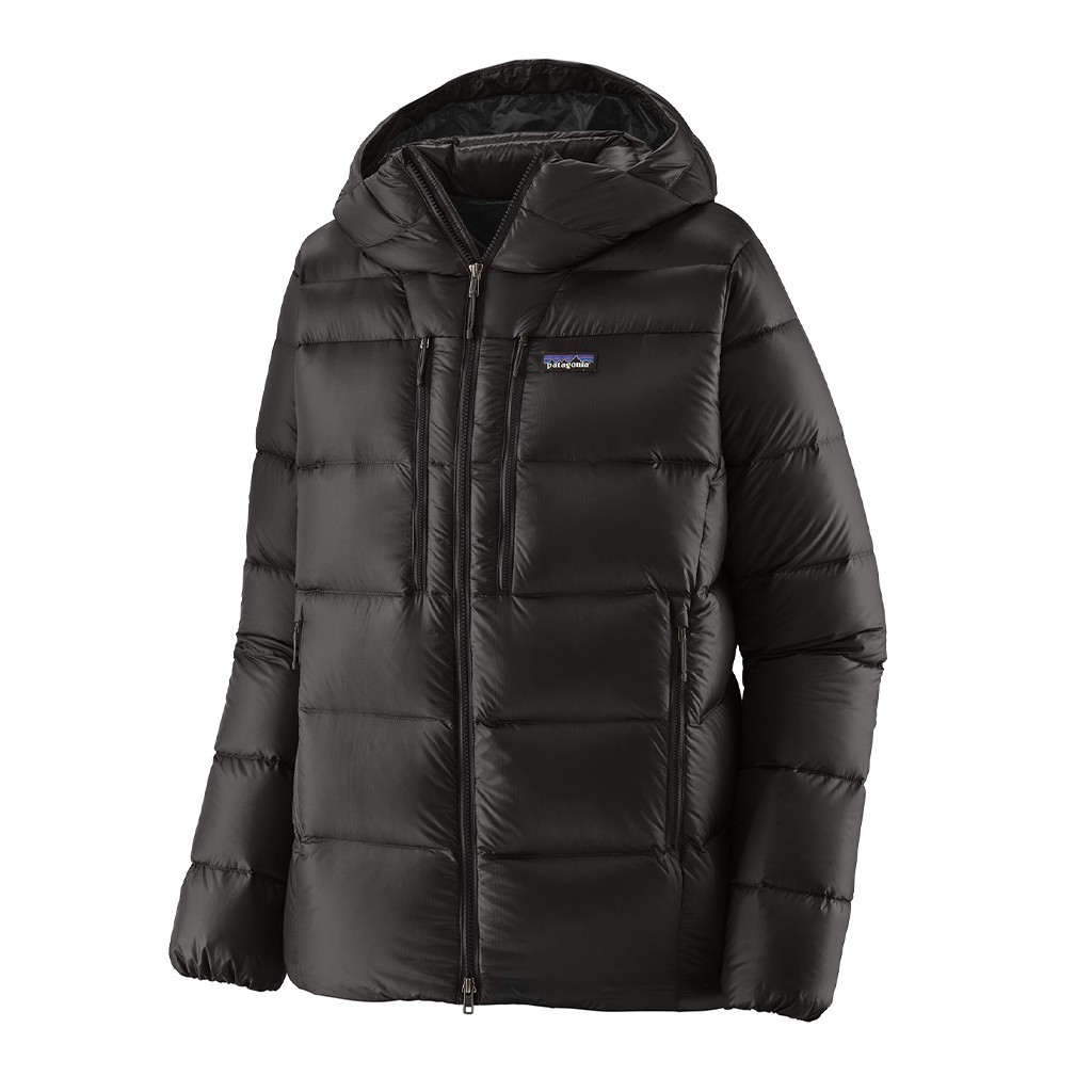 Patagonia M\'s Fitz Roy Down Hoody BLK in der Gruppe Kleidung & Schuhe / Kleidung / Jacken / Daunen & Synthetikfutterjacken bei Sportfiskeprylar.se (85501-BLK-XLr)